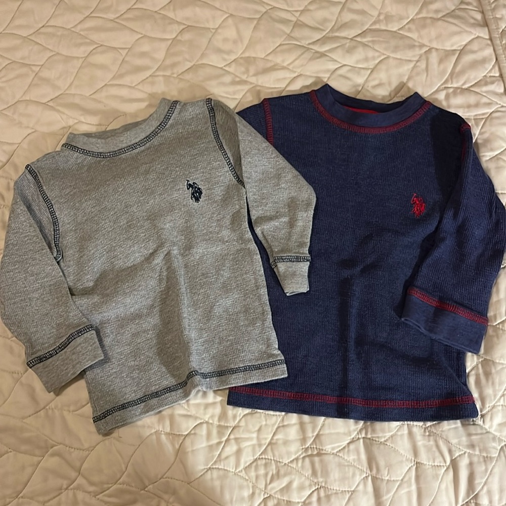 Polo Long Sleeve Thermal Shirts